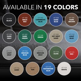 Tuff Coat UT-110 Light Blue - 1 Gallon: Medium Texture, Non-Submersible, Water-Based, Rubberized Non-Skid Coating