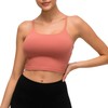 Lemedy brasier deportivo acolchado para mujer, playera sin mangas de