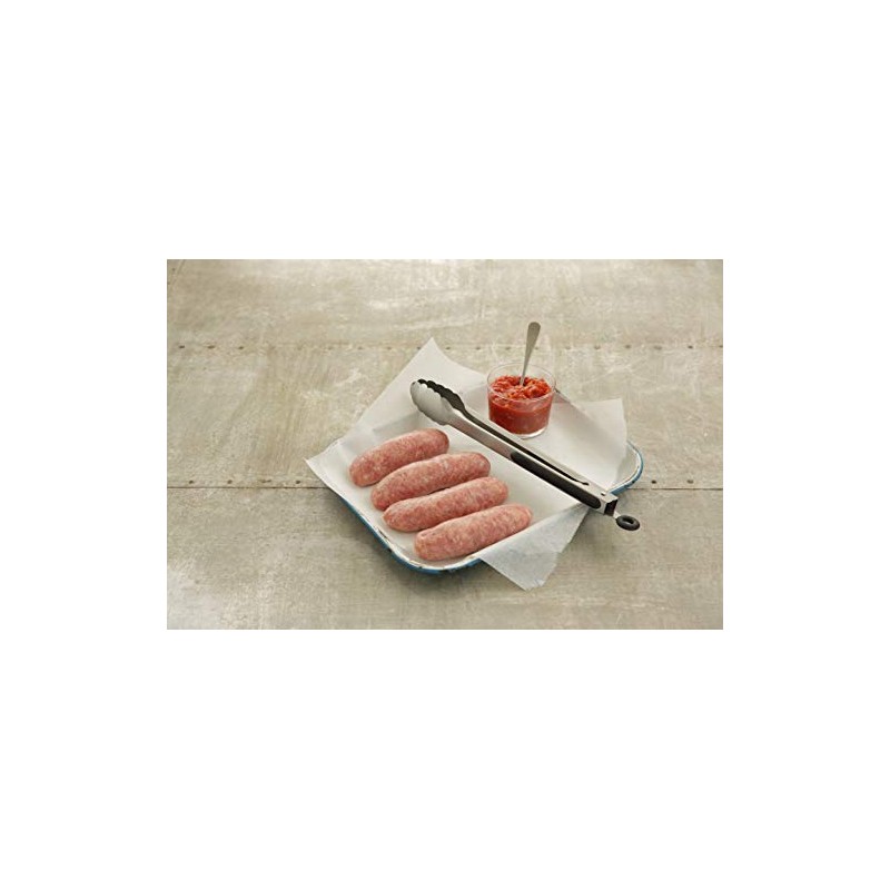 BBQ Buddy Long Handled Locking Barbecue Tongs - Turn your