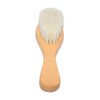 IWOWHERO Shampoo Bath Hairbrush Wooden Handle Wool Brush for Baby Gentle Comfortable for Shampoo Shower