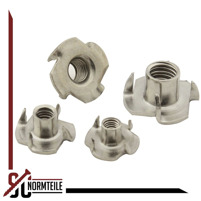 Pack of 5 drive nuts (with 4 drive-in tips) –