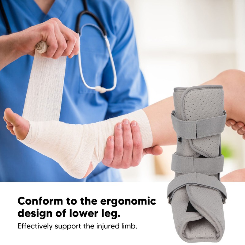 Ankle Brace Adjustable Pressure Breathable Ankle Support Walking Boot for