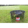 Audiofan Foldable Windshield for Camping, Mountain Climbing, BBQs, Picnics, Outdoors,