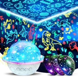 Wootoyz Dinosaur Toys for Boys Age 1 2 3 4 5,Dinosaur Night Light Projector for Kids Gifts Age 1-10 Sensory Toys for for 1-10 Year Old Boys Gifts for 1-10 Year Old Kids Boys Toys Star Projector