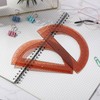Zonon 2 Pcs 6 Inch Plastic Protractor Math Protractors 180