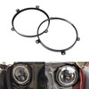 2Pcs 7inch Headlight Retaining Rings, Headlight Mounting Bracket Ring for