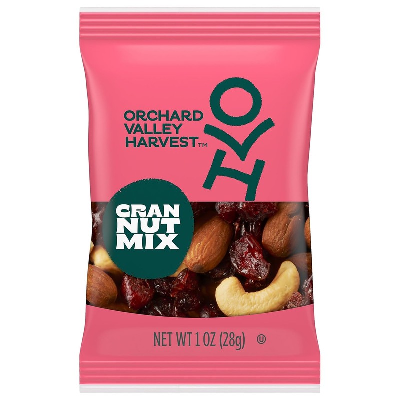 ORCHARD VALLEY HARVEST Cranberry Almond Cashew Trail Mix, 1 oz