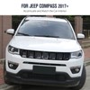 JeCar Rejilla Inserts ABS Front Grill Cover Exterior Accesorios para