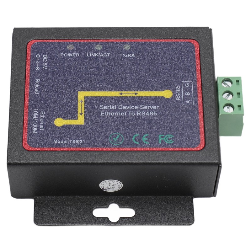 TXI021 RJ45 to RS485 Serial Network Adapter Industrial Grade TCP