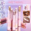 Crystal Hydrating Jelly Stick Eyeshadow Stick, Glitter Makeup Jelly Shimmer