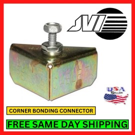 JVI Corner Bonding Connector Meter Pan Ground Clamp DirecTV Dish 10-14 AWG Wire Pack