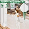 Reinforced 24 Inch Tall Retractable Baby Gates for Dogs, Short