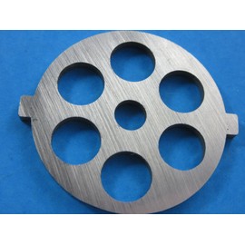 NEW sharp knife AND 1/2" hole LARGE Grind Pate' plate for FGA l & FGA ll kitchen mixer meat grinder food chopper