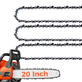 EXSHP 20 Inch Chainsaw Chain .325" Pitch .058" Gauge 76 Drive Links for Blue Max 53543, 8901, 8902 (3 Packs) (21YOP-6)