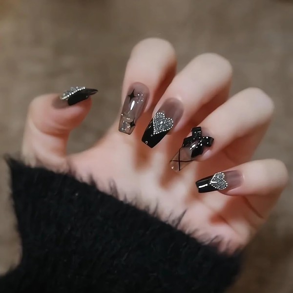 LISMYAKEY Nail Tip, Nail Seal, False Nail, 3D Nail Tip,