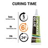 FIXWANT Loud Speaker Repair Glue Foam Side Dust Cap Rubber
