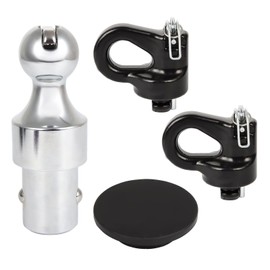 OCPTY Curt-60639 Heavy Duty Gooseneck Hitch Ball Kit 2 5/16" Tow Hitch Ball for GMC Sierra 2500 HD/Sierra 3500 HD 2016-2024 for Nissan Titan XD 2016-2024