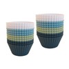 The Silicone Kitchen Reusable Silicone Baking Cups - Pack of