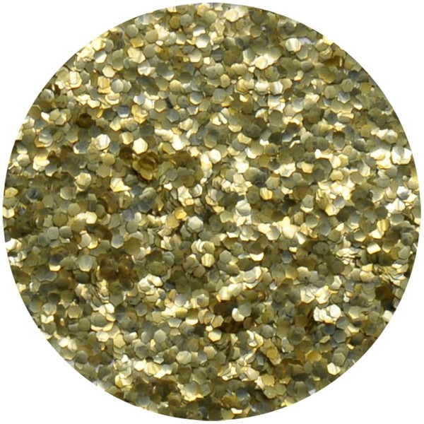 Eulenspiegel 907481 - Organic Glitter Gold, Coarse, 6 g, Biodegradable,