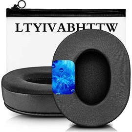 Arctis Pro Cooling Gel Earpads Compatible with Arctis Pro Wireless, Arctis 7, Arctis5, Arctis3, Arctis1, Arctis 9X, Hybrid Fabric Replacement Cushion (Cooling Fabric)