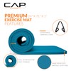 CAP High Density Exercise Mat with strap, 74"x24"x1" - Teal