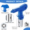Airless Paint Sprayer Gun Nozzle, 3 Pcs Spray Tips Guard