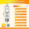 Blakapoo JDE11 120V 100W Halogen Light Bulbs, T4 Mini Candelabra