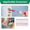 10 Pieces Phase Tester Screwdriver, 100V-500V Voltage Tester Screwdriver, Current