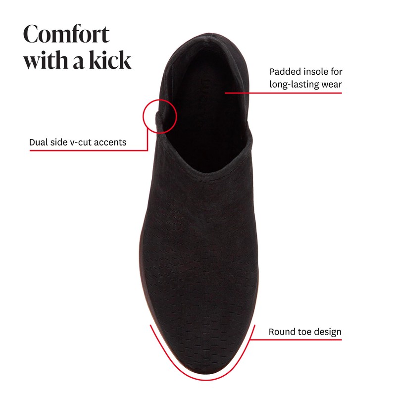 Lucky Brand womens Baley Ankle Boot, Eyelash, 8 US