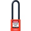 ABUS 58985 75mm Non Conductive Lock Out Tag Out Long