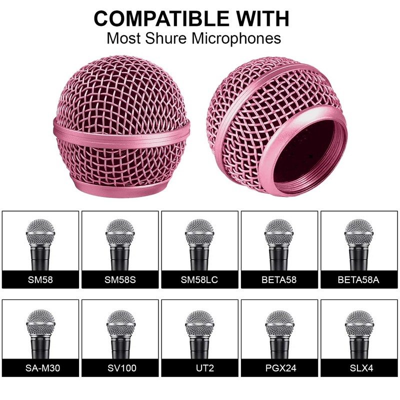 Microphone Head Replacement, Steel Mesh Heads, Radiator Microphone Ball Replacement