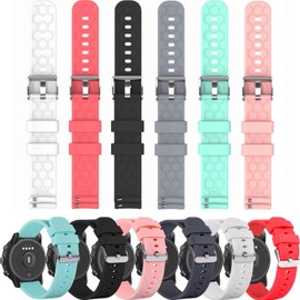 Compatible with Umidigi Uwatch Bands Replacement Colourful Strap Bracelet, 6Pack 22MM Bands for Umidigi Uwatch/Uwatch 2/ Uwatch 3 Smartwatch Accessories, Soft and Durable