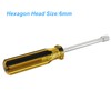 Biaungdo 6mm Socket Wrench Screwdriver, Hex Socket Wrench High-Carbon Steel