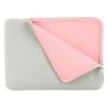 Sleeve Sleeve Laptop Bag Grey/Pink 14-16 pouces