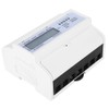 Rail Energy Meter 3Phase 4Wire 7P LCD Down‑in Down‑out Portable