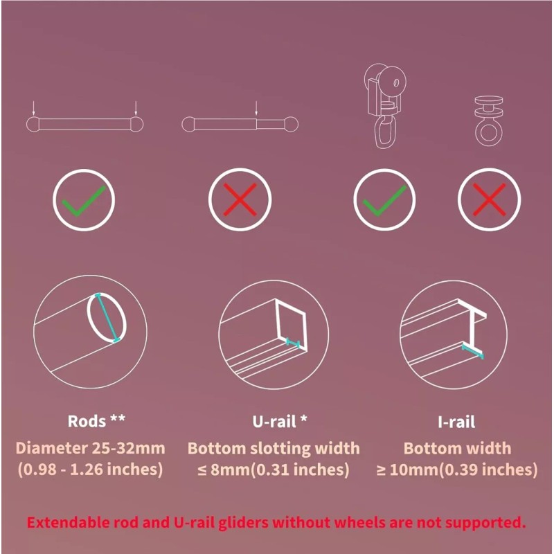 Aqara Smart Curtain Driver E1 (Pull-Rod Version), Requires Zigbee 3.0
