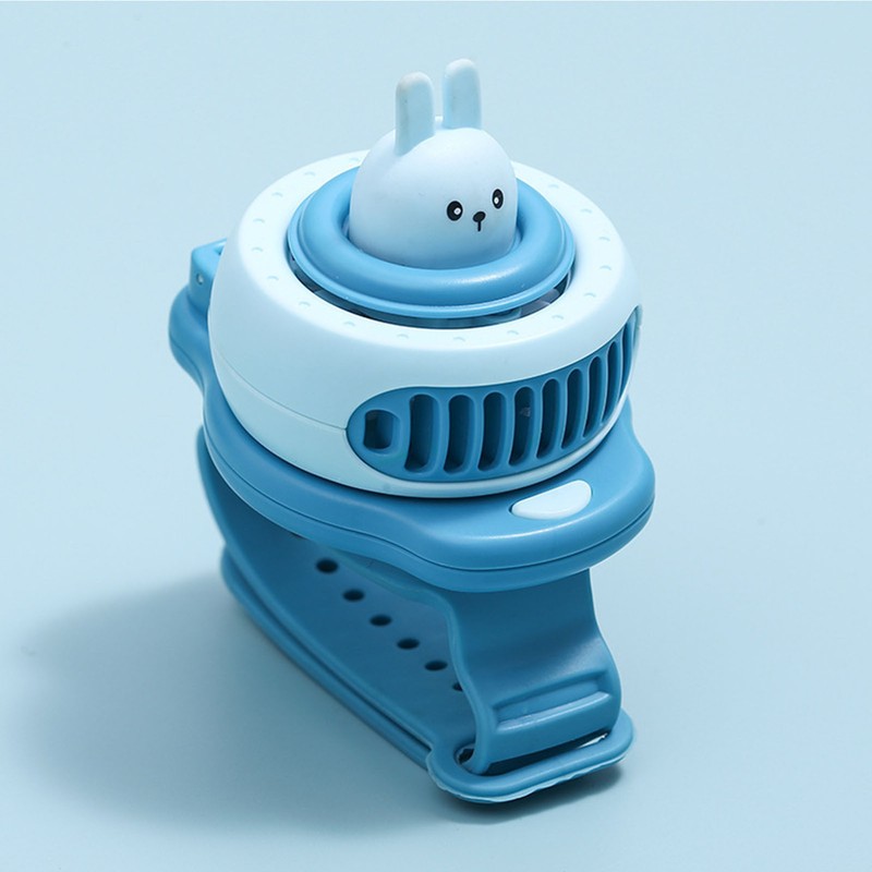 Innovative Cartoon Children's Watch Fan USB Students Portable Small Mini