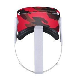 Head Case Designs Red Camo Camouflage Vinyl Sticker Skin Decal Cover Compatible with Meta Quest 2