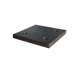 Steel Plate Anchor Plate with Hole 100 x 100 x 3 mm (10 mm Bore)