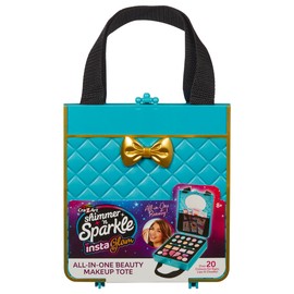 CRA-Z-ART 07752 Shimmer and Sparkle All in one Beauty Tote Set Washable Real Makeup for Kids, Teal