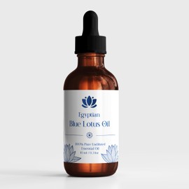 Luxury Pure Blue Lotus Oil | Undiluted Essential Oil | 10ml | 0.3 oz