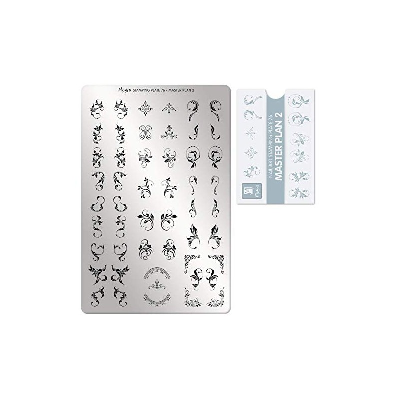 MOYRA Stamping Plate 76"Master Plan 2" Stamping Plate