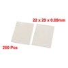 sourcingmap 22mm x 29mm x 0.09mm Mica Insulator Sheets Replacement