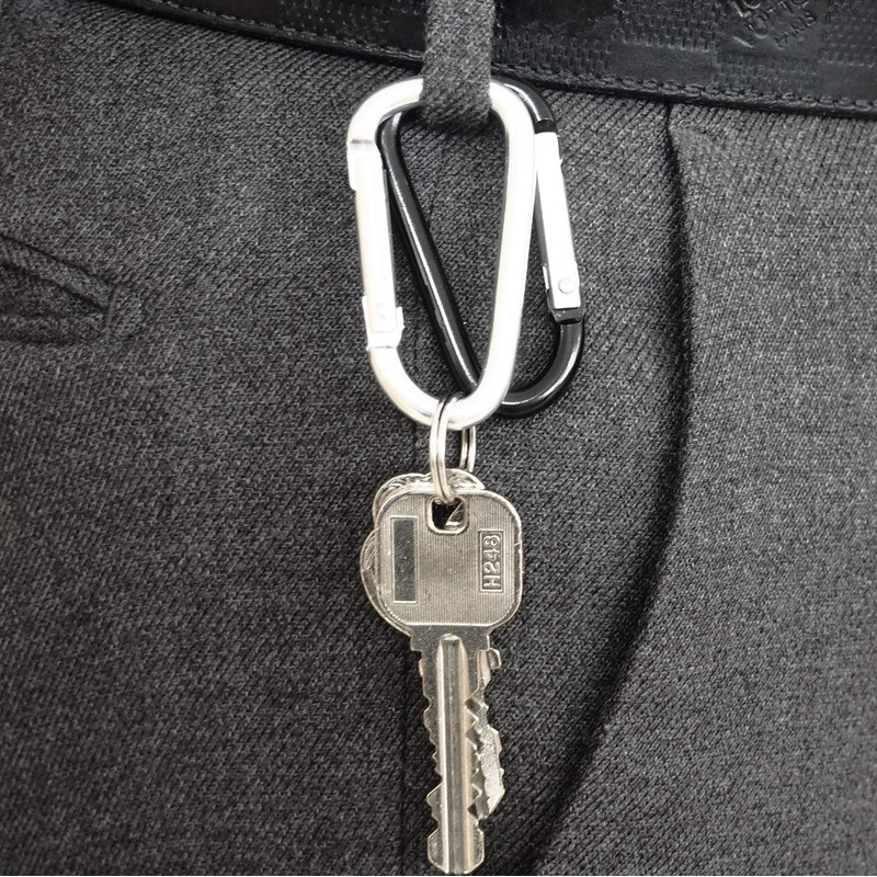 [Machida Saiten] Carabiner Key Chain (5 Pieces) Accessories, Fashion Carabiner