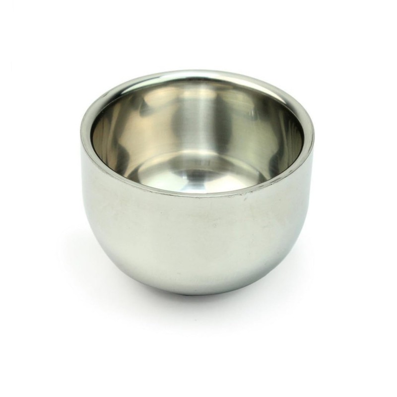FRCOLOR Stainless Steel Shaving Brush Shaving Bowl Set Women's and