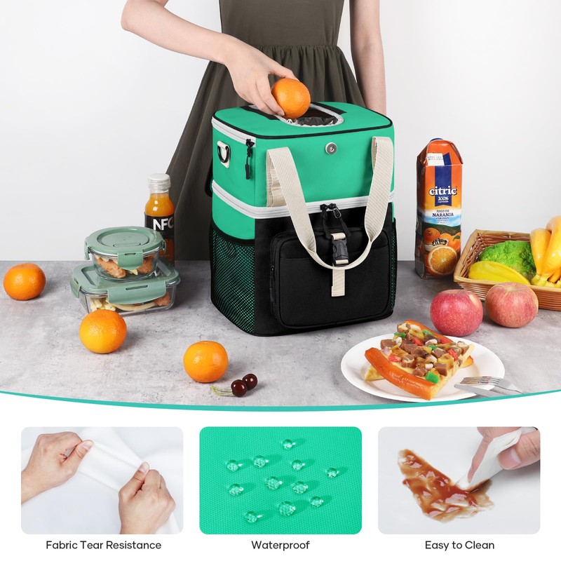 Maelstrom Lunch Box for Women, 20L Insulated Lunch Bag Men,