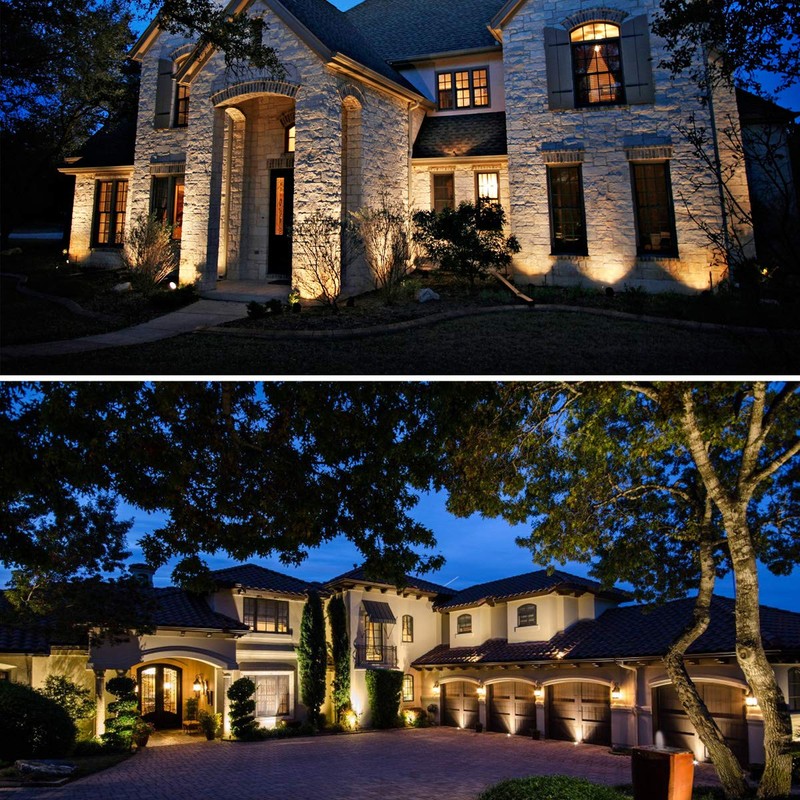 LAVAED 10W LED Landscape Lights 12V Pathway Spotlights Warm White