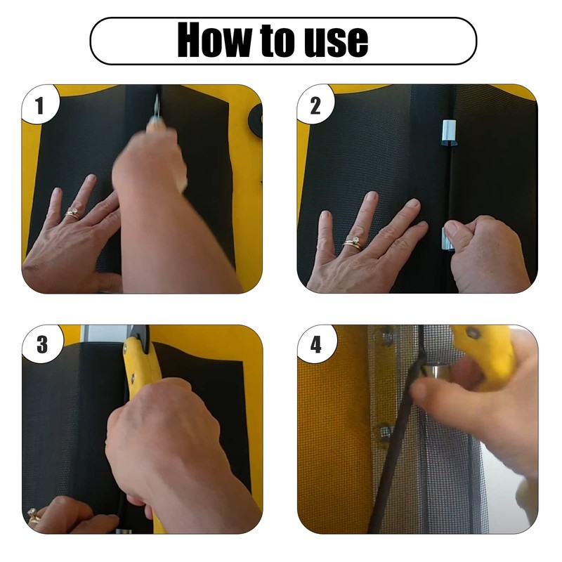 Sankoly Screen Door Installer Clips 20 Pieces Window Screen Installer