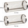 Rosenstein & Söhne Grill basket cylinder: set of 2 stainless