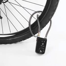 Smart Motorcycle Lock APP Control Waterproof 110dB Wire Rope Anti-Theft Lock Scooter Stroller Mountain Bike Scooter Lock Anti-Theft Alarm Lock